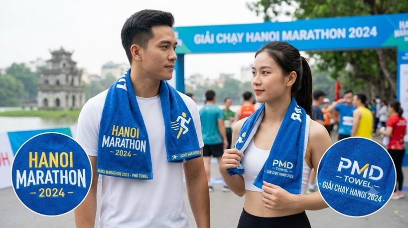 Khăn thể thao PMĐ (Dệt thêu logo sự kiện)