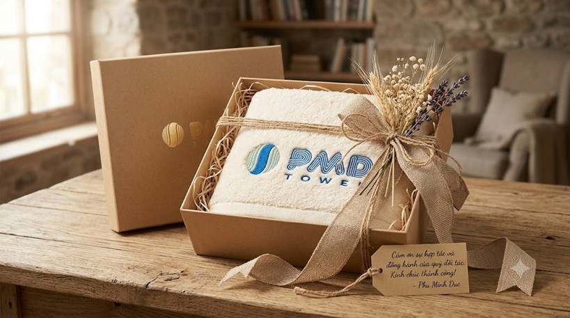 Hộp nơ phong cách Rustic