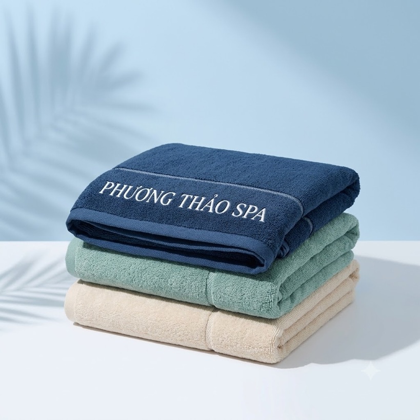 Khăn spa được spa phương thảo tin tưởng sử dụng