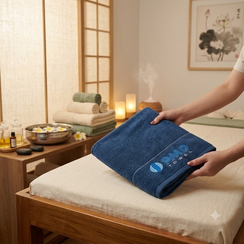 Khăn spa đặt - do pmd sản xuất