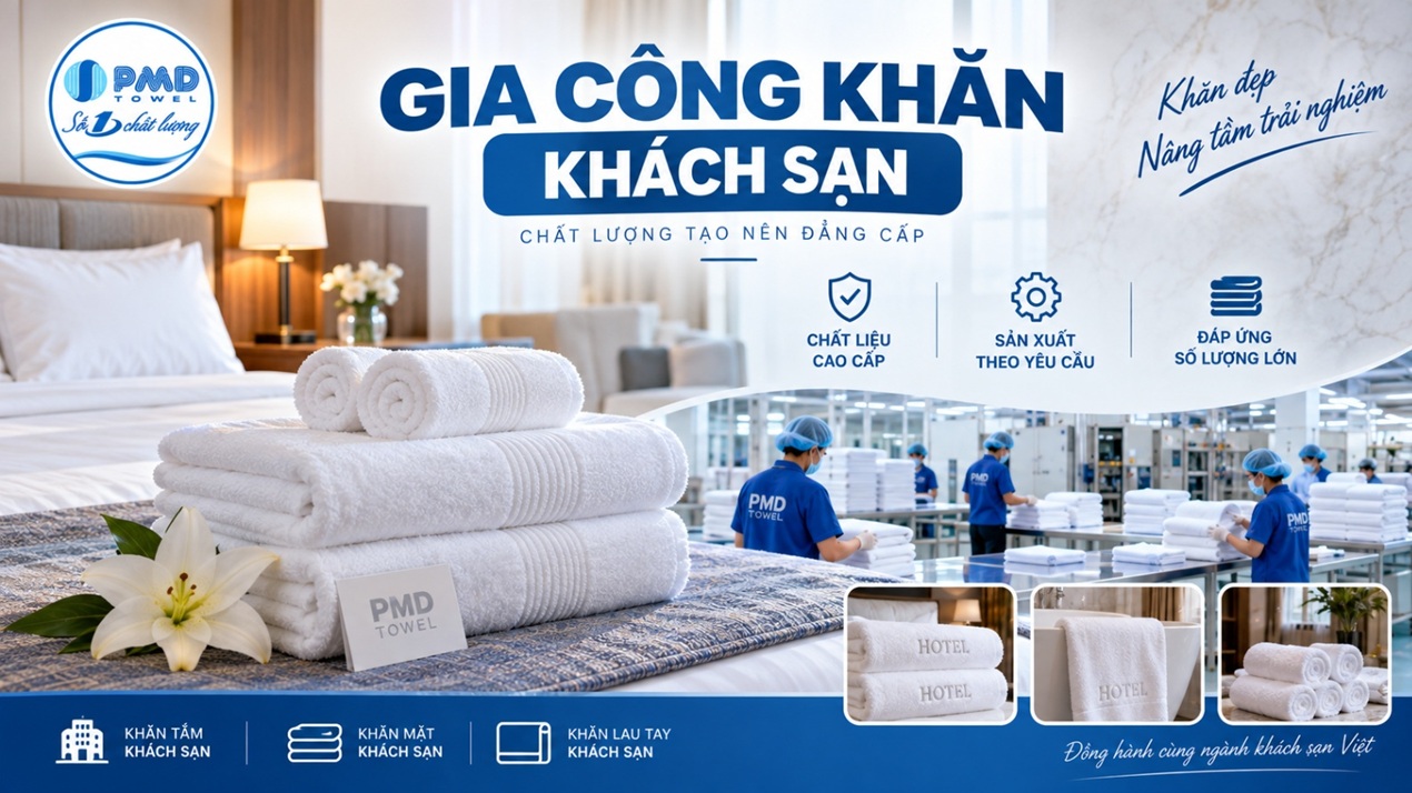 Gia công khăn khách sạn