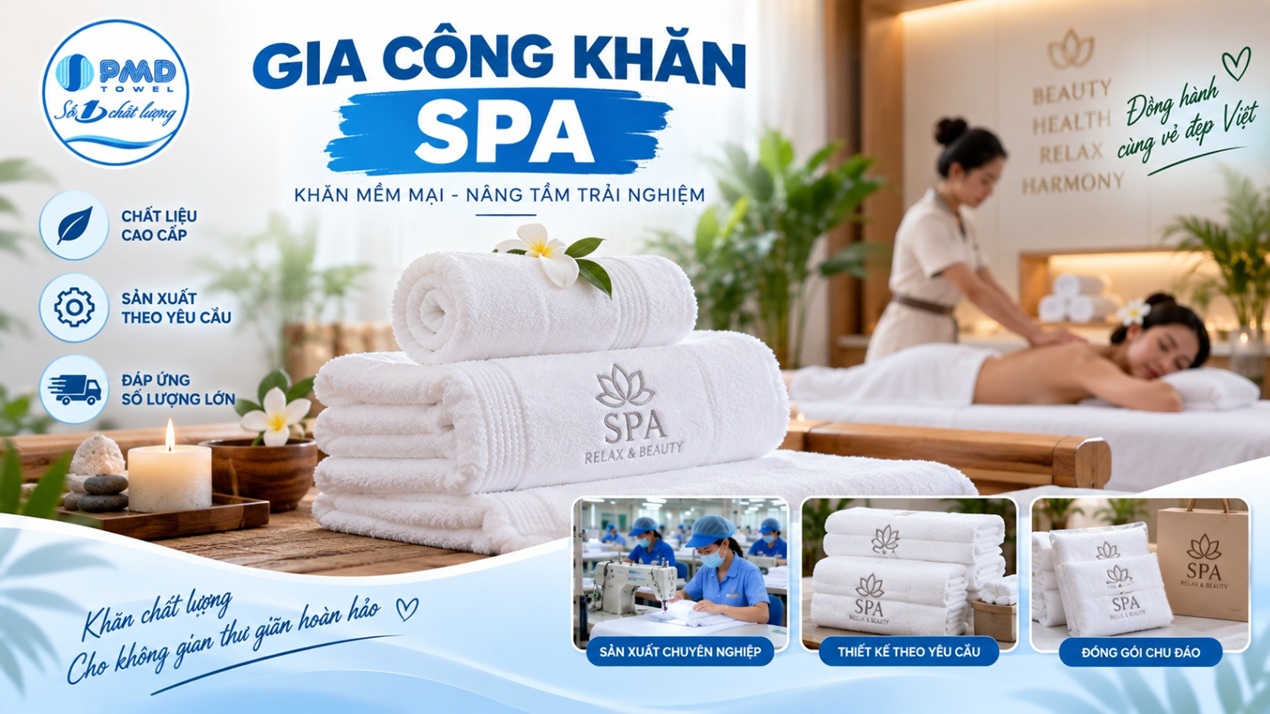 Gia công khăn spa