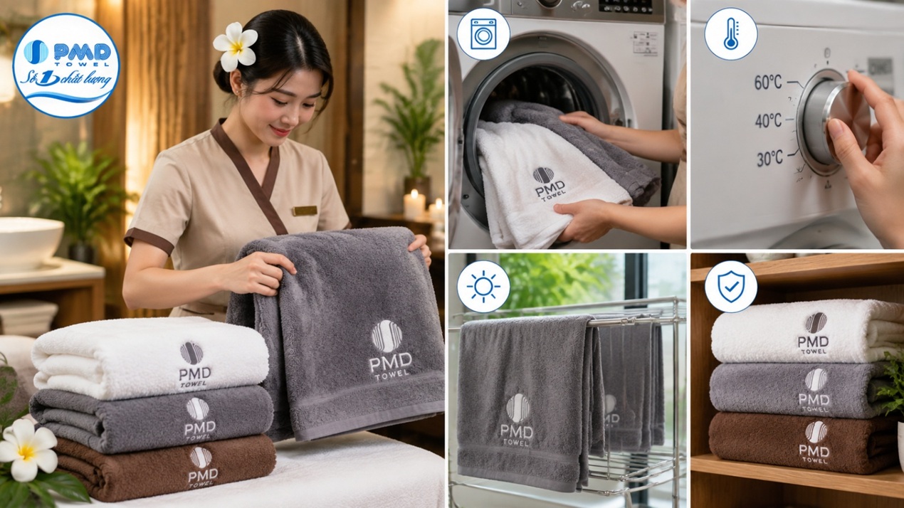 Cách bảo quản và vệ sinh khăn body spa đúng cách