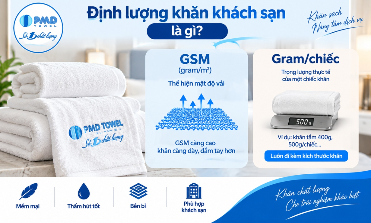 Định lượng khăn khách sạn là gì?